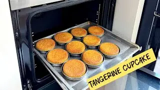 How to make Tangerine cupcake | easy tangerine cupcake