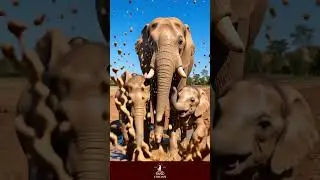 #excellent elephant drinking water #elephant #babyelephant