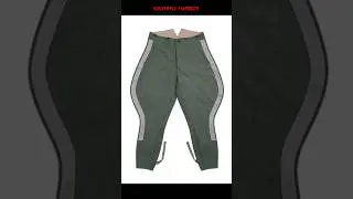 WWII German SS General Fieldgrey Wool Breeches