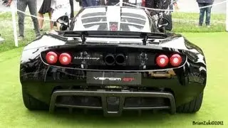 Hennessey Venom GT Spyder Start and Rev