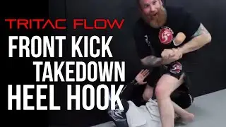 Self-Defense Training Flow: Front Kick › Wrestling Takedown › Leg Snap