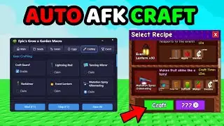 Fairy Update AFK macro for Roblox Grow a Garden