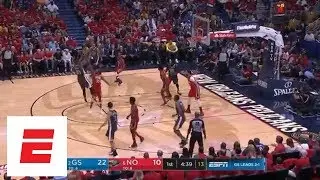 Kevin Durant goes off 1st half of Game 4 Warriors-Pelicans: 20 points, 7 rebounds, 3 assists | ESPN