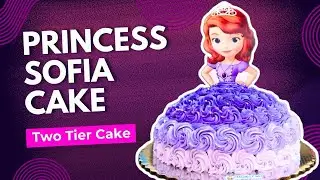 Making of Two-tier Cake | Disney Princess Cake