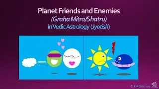Planet Friends and Enemies (Graha Mitra/Shatru) in Vedic Astrology (Jyotish)