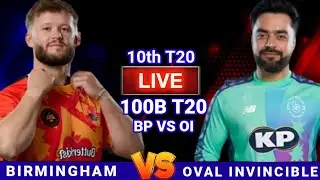 🔴LIVE: Birmingham Phoenix vs Oval Invincibles | The Hundred 2025 | Live Cricket Score & Commentary