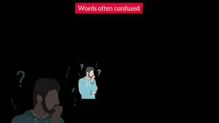 words often confused| confused words | words with different meanings| words give different meanings