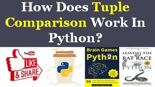 How does tuple comparison work in Python?