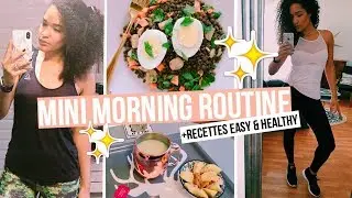 Mini MORNING ROUTINE, 2 idées repas HEALTHY + BOX de mars | ENTREPRENEURES VLOG #15