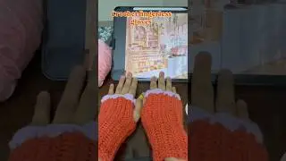 Crochet fingerless gloves #crochet #crochetgloves #explorepage #shorts #ytshorts #handmade