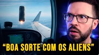ISSO APARECEU DO LADO DE ASA DE AVIÃO!