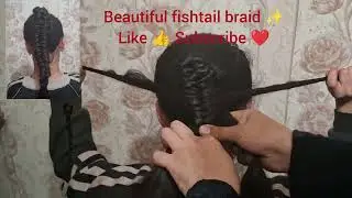 Beautiful Fishtail Braid Hairstyle | Easy & Elegant Look