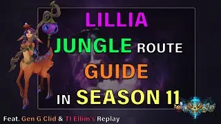 MUST KNOW LILLIA Jungle Route Guide in Season 11 (feat. Gen G Clid & T1 Ellim Replay)