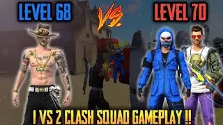 Free Fire Max 1v2 clash squad, 1 v 2 custom