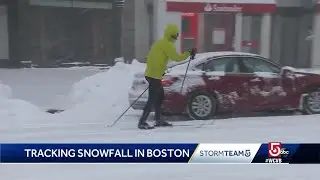 First major snowstorm of season hits Boston