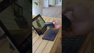 The ultimate duo for gaming and working on the go! #razer #razergaming #mobilegaming #outdoors