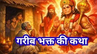 गरीब भक्त की कथा⚘️🙏 | बजरंगबली की कहानी | Hanuman bhakti story | धार्मिक कथा हिंदी | Spiritual story
