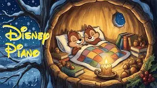 Disney Piano for Sleep 🌙 The Most Relaxing Lullabies Disney Piano | Chip 'n Dale's Winter Nap
