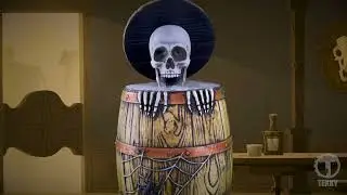 Cracker Barrel Animated Skeleton in a Barrel™ demo