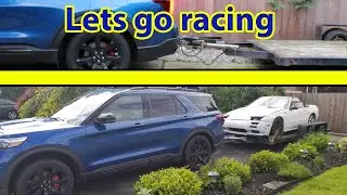 How to hook up a trailer with 2020+ Ford Exlporer ST & load a car