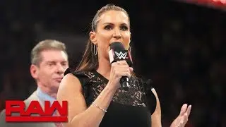 Стефани МакМэн анонсирует WWE Evolution: Raw, 23 июля 2018 г.