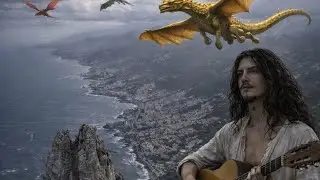 Guitare Golden dragon cover #estas_tonne #guitarist #artist #solo_guitar 