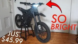 the BEST budget Talaria XXX headlight!!
