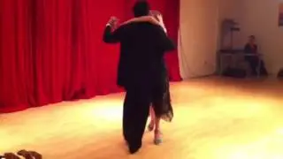 Tango Milonguero in the Apilado embrace by Jonathan y Olivia