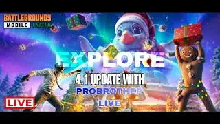 PRObrother live 4.1 update is here🥶🥶🥶|| ipad 10 gen||BGMI||BGMI LIVE||