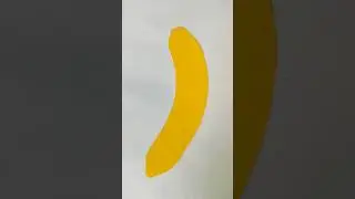 banana/ paper banana / banana paper craft #banana #papercraft #diy #paperbanana #paperfruit #shorts
