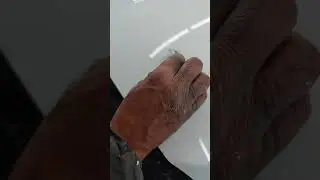 Hyundai Accent motor kaputu taş yarası ve far temizleme parlatma işlemi
