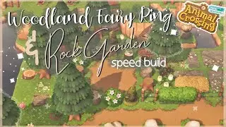 🌲 WOODLAND FAIRY RING + ROCK GARDEN 🌲 | Speed Build | Animal Crossing New Horizons