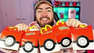 Opening 8 POKEMON Card McDonalds Happy Meal Toy Boxes