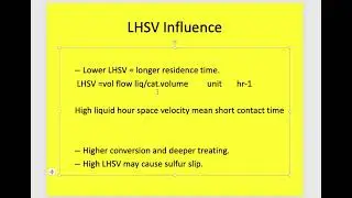 LHSV Fixed bed reactor ???