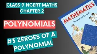 #3  Zeroes of a Polynomial | Polynomials | Chapter 2 | Class IX CBSE Maths