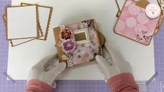 An Easy To Make Mini Album Tutorial | درس صنع البوم لحفظ الصور والذكريات