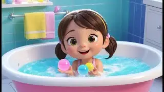 Splish, Splash, A Rainbow Bath Rhyme Song | Popular Nursery Rhyme | Educational Kids Songs