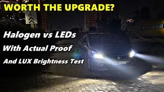 Halogen vs LED Headlights | Worth the Upgrade? With Real Proof & Lux Test
