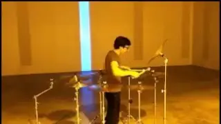 Our instructor, NJ Baxter, on Cymbals!!!
