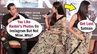 Salman Khan Got Angry on Katrina Kaif and she Walks Off
