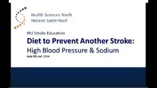 4 Diet to Prevent Another Stroke High Blood Pressure & Sodium English 2406