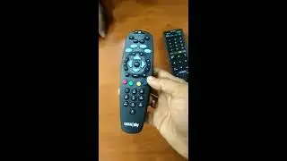 Tata Sky Remote Pairing with any TV/LCD Remote