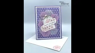 Stampin Up//Something Fancy//Two-Tone Flora//Birthday Card//Basics 3D Embossing//Online Exclusive