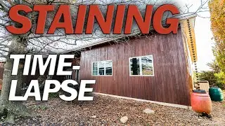 Log & Timber Worx Staining Timelapse