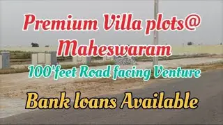 Premium DTCP Villa Plots@ Maheswaram||Golden Orchid||100'feet Road facing