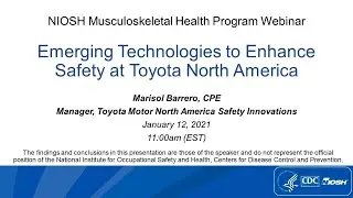 Emerging Technologies to Enhance Safety at Toyota North America