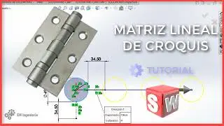 Matriz lineal de croquis solidworks
