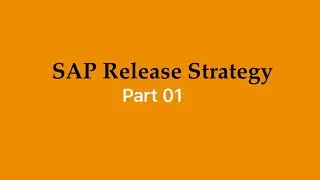 Release Strategy purchase order Part - 01