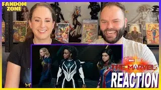 THE MARVELS Official Trailer Reaction | Marvel Studios