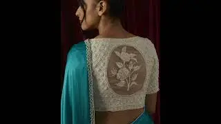 New trendy transfer net cloths blouse designs and neck pattern  @zayafashion #trending #diwali